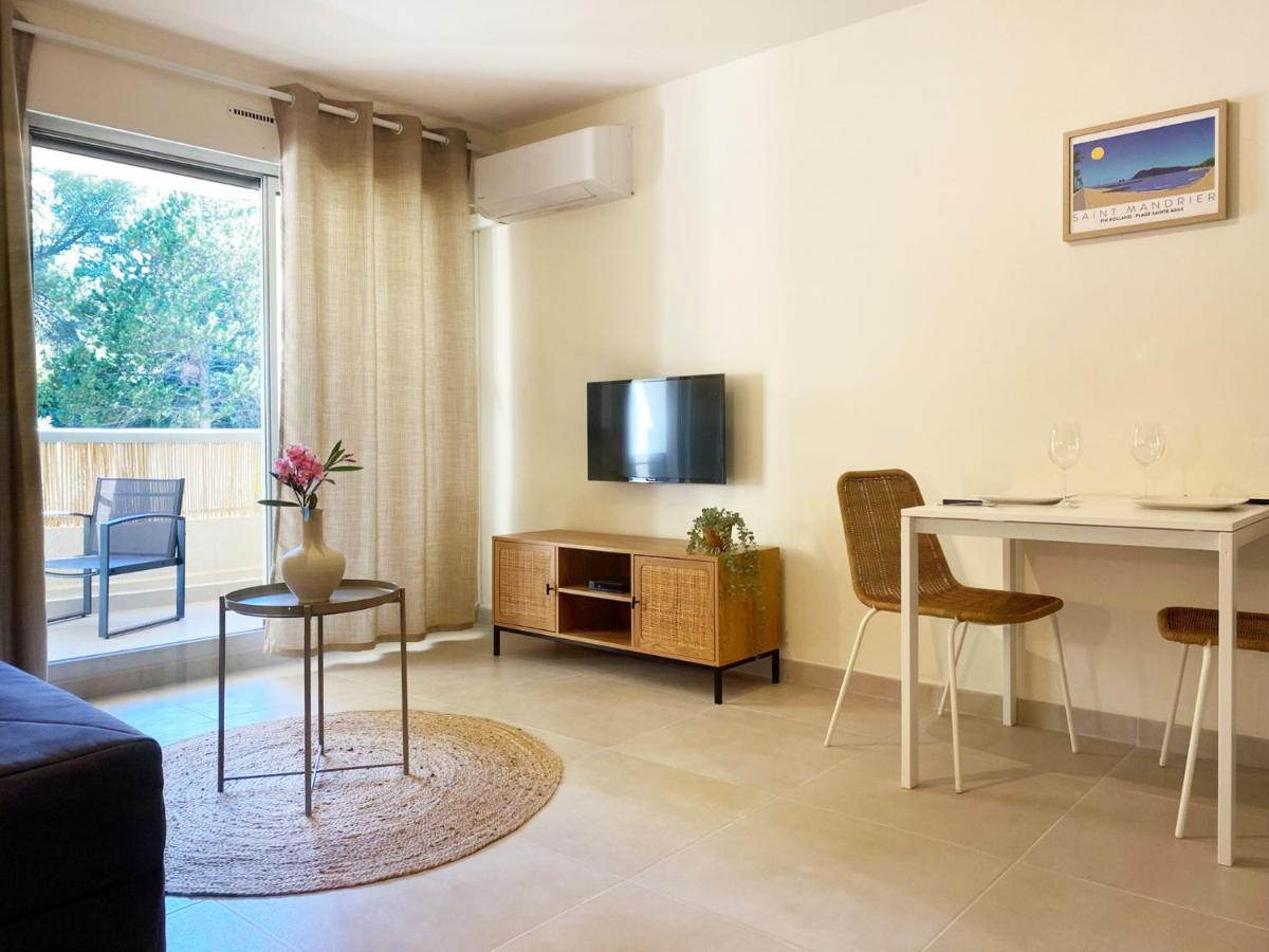 Studio Renove, 5Mn Plage, Terrasse, Clim, Velos Сен-Мандри-сюр-Мер Екстериор снимка